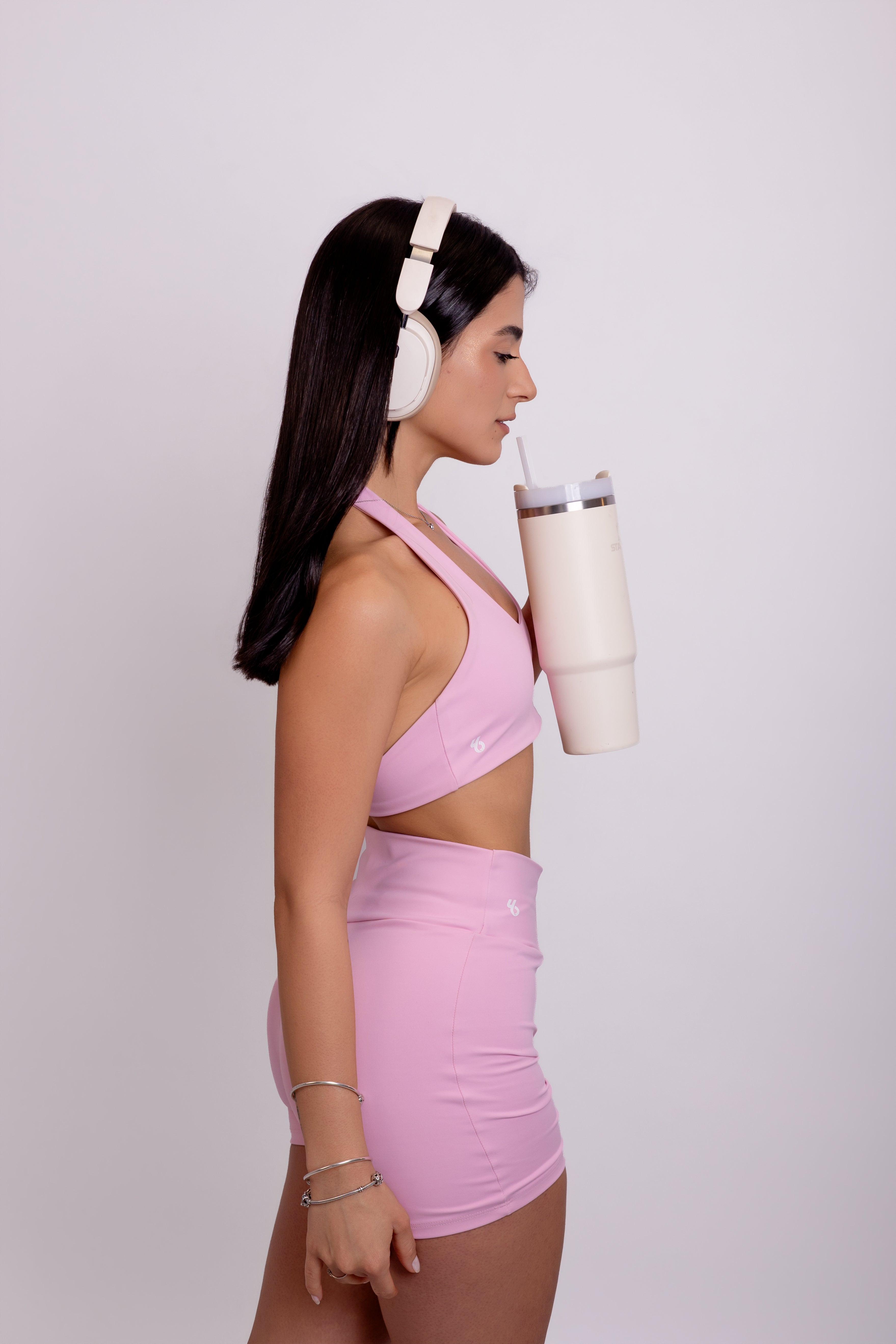Top Frente Única | Soft Pink